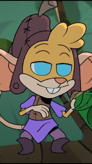 Mandip Gill Instagram - Meet banana turned mouse - Dinglemouse! voiced by the wonderful @mandipgill_ 🍌🐭