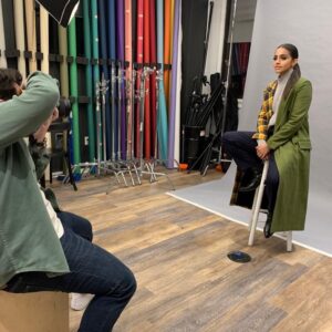 Mandip Gill Instagram - @taheedkstylist I love this look  @curatedcrowd 
WHAT A COAT 😍 swipe swipe