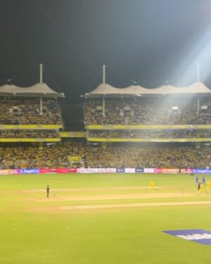 Manimegalai Instagram - CSK 💛💛💛 Chepauk Stadium Vibes 🫶
Match time 🕺

#chennaisuperkings💛 #csk #ipl #dhoni #yellove