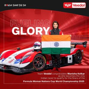 Manisha Kelkar Instagram - Team Veedol extends heartfelt congratulations to Manisha Ram Kelkar, the only Indian racer to qualify for the Finals of the Formula Woman Nations Cup World Championship! 

After conquering the qualifying round in Dubai, she’s now set to compete against the world’s best in May 2025, representing our nation on the global stage. 🇮🇳

Here’s to her incredible journey, relentless spirit, and unwavering determination. 

Let’s cheer her on as she races towards glory!

@manisharamkelkar 

#Veedol, #RakheSaafDilSe #RSDS  #ManishaKelkar #Motorsport #FormulaWoman #Successstory #Speedingtowardssuccess #FormulaWomenNationsCupWorldChampionship #fmsci #fia #fwim #Indianmotoring