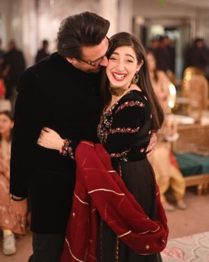 Mariyam Nafees Instagram - • My pasandeeda personal mard 🫰🏻

@iamthamaan ♥️

@ansabjahangirstudio 
@oshoot 

#AmYam