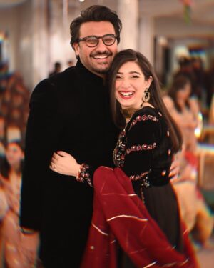 Mariyam Nafees Instagram - • My pasandeeda personal mard 🫰🏻

@iamthamaan ♥️

@ansabjahangirstudio 
@oshoot 

#AmYam