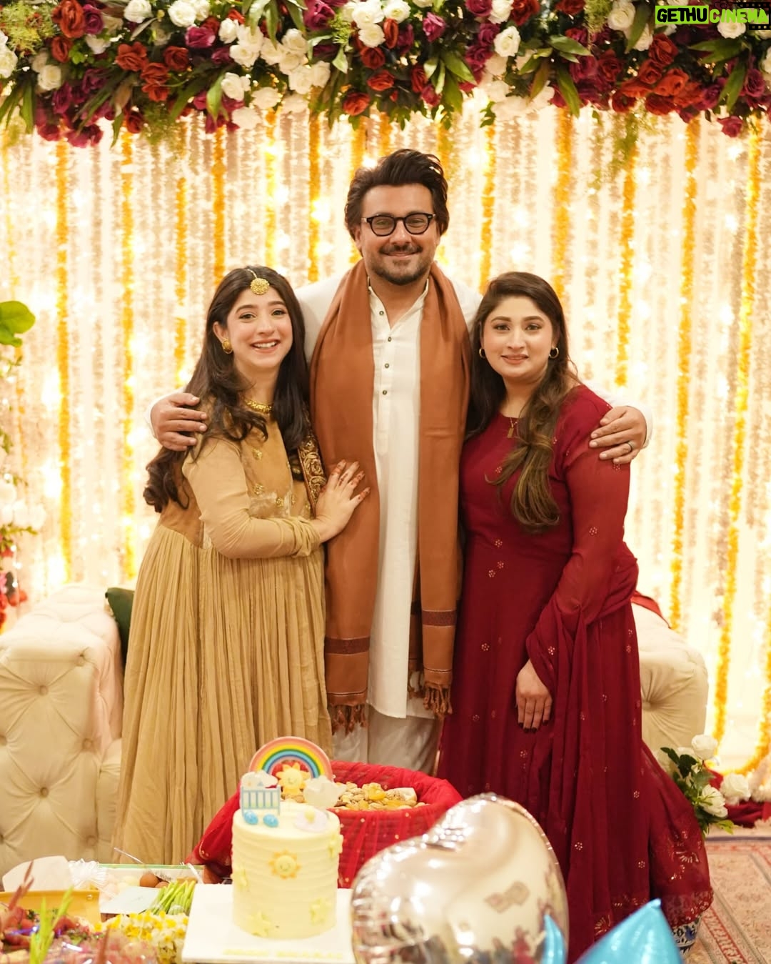 Mariyam Nafees - 115.1K Likes - • Godh Bharai 🧡
That’s all a Nano celebrating her grandchild 🥹
This beautiful intimate evening wouldn’t have been possible without my dream team. These people have been part of our lives from our Dua-e-Khair and some from even before 🫶🏻
Thank you for making the most gorgeous jora in literally two days @zartashcouture
@mahi_khan_burki 🥹 LOVE YOU!
@mahasphotographyofficial we can’t imagine our special days not being captured by you. Right emotions and feels every-single-time. You know we love you!
@arjinnovation our go-to duo in Islamabad. From our shaadi to godh-bharai - we just tell them the occasion and they look after everything. You guys are amazing! 🫶🏻
@faizas.salon for my hair and makeup - always! Just the way I want it 😘
@hajiyahyaghulamghausjewellers there’s a reason you’re our khandaani jewellers ☺️ epic pieces for epic events!
Amaan’s attire by the amazing @amiradnanofficial
| #AmYam | Godh Bharai | Coming Soon | MashAllah | Alhamdulilah |