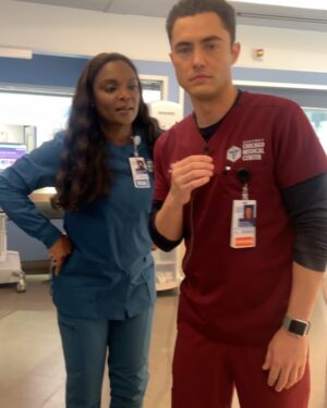 Marlyne Barrett Instagram - our very own brian tee is back directing tonight’s chicago med! 🎬