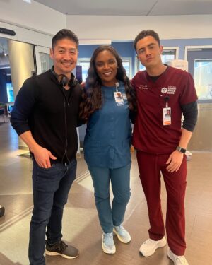Marlyne Barrett Instagram - our very own brian tee is back directing tonight’s chicago med! 🎬