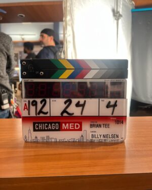 Marlyne Barrett Instagram - our very own brian tee is back directing tonight’s chicago med! 🎬