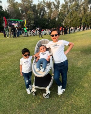 Maryam Noor Instagram - Spring Festival With My Cute Little Babies…♥️♥️♥️
FAMILY DAYCATION