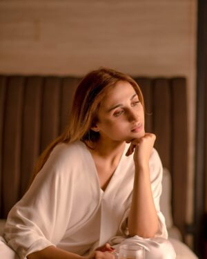 Mashal Khan Instagram - Thinking good thoughts 

PC: @aghafawadfilms 
Hair and make up: @astelbhatti