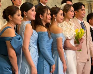 Matika Arthakornsiripho Instagram - Congrats on finding your forever! Wishing you both a lifetime of love, joy, and endless adventures together. May you always grow and laugh side by side. 💍💕 @pukaii @cj_piya 
#WeddingVibes #ForeverTogether#jeabpukaiithewedding