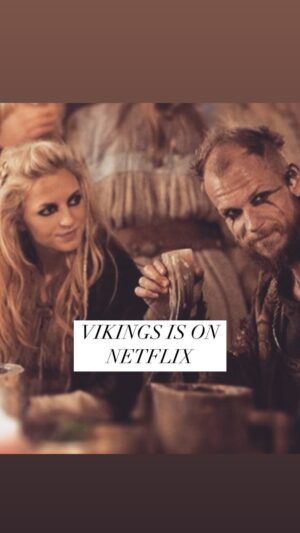 Maude Hirst Instagram - 🪓VIKINGS IS NOW ON NETFLIX 🪓

All @historyvikings series are now on @netflix 

If you haven’t yet seen it now is your chance :). Thanks @ladbible for the amazing review on the show.

#vikings #helgaandfloki #helga #netflix #ladbible