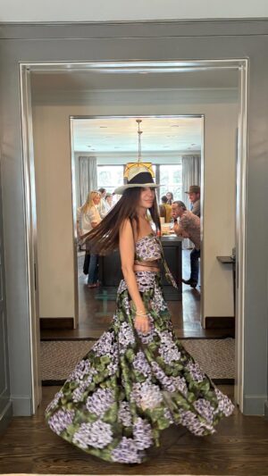 Mayra Farret Instagram - “Wear the best moment of your life—bold, floral, unforgettable. Fashion fades, but your essence is forever.”

Thanks for walking through this journey with me love, Stella