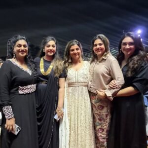 Meena Instagram - A beautiful evening loaded with love, warmth and nostalgia 💖🧿 
@prabhudevaofficial @rojaselvamani @rambhaindran_ @sangithakrish @maheswari_actress @sridevi_vijaykumar 

#nostalgia #memorable #sweetmemories