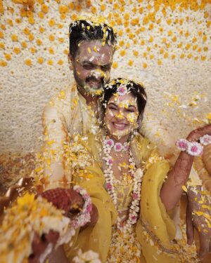 Meera Chopra Instagram - 1 year to us @rakshit25!!
#HappyAnniversary to both of us. People say 1st year is the most difficult year. Looking back on our journey, I see love, growth, and endless memories. Looking forward, I see a lifetime of happiness with you. now and always. Lot of many more years to us!!