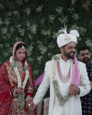 Meera Chopra Instagram - 1 year to us @rakshit25!!
#HappyAnniversary to both of us. People say 1st year is the most difficult year. Looking back on our journey, I see love, growth, and endless memories. Looking forward, I see a lifetime of happiness with you. now and always. Lot of many more years to us!!