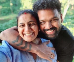 Meera Vasudevan Instagram - Our life and our love will be as beautiful as your smile♥️
