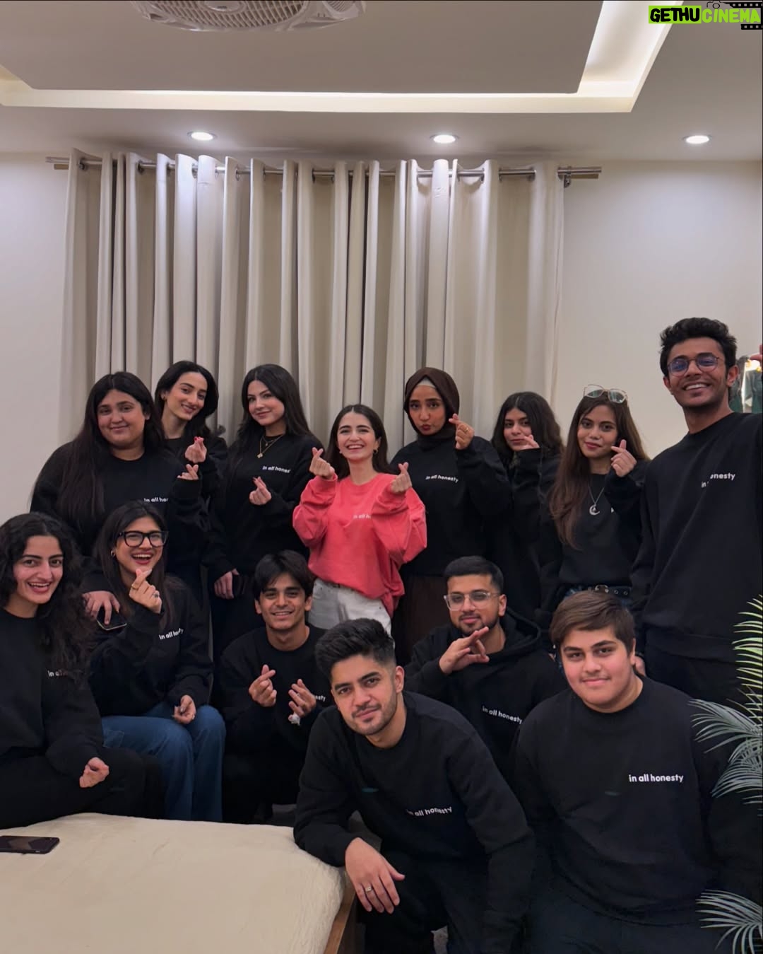 Meerub Ali - 133K Likes - my mom threw me the cutest birthday surprise
ps my friends surprised me by wearing sweatshirts with a phrase i use a lot
pps happy birthday @zawairali i love u