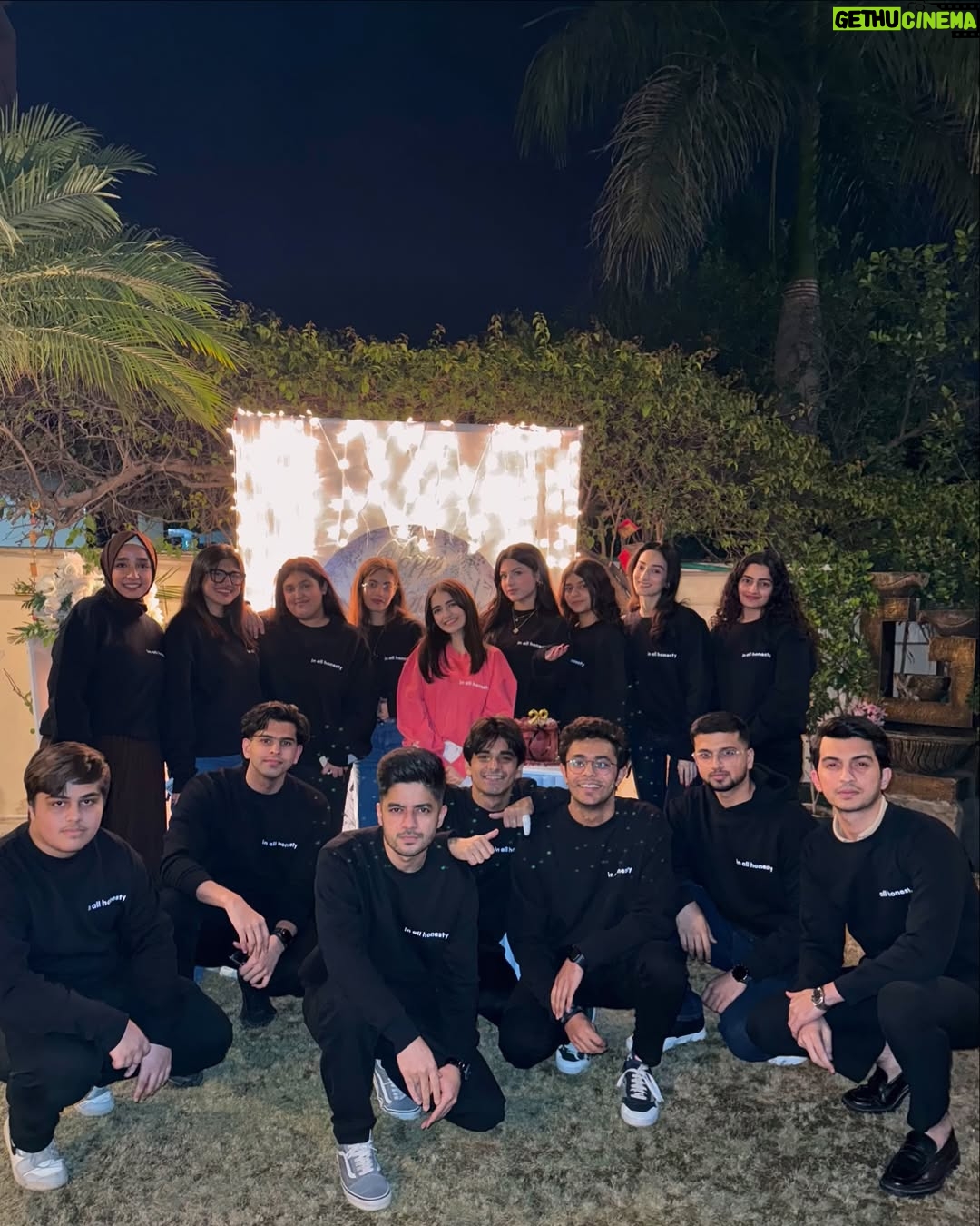 Meerub Ali - 133K Likes - my mom threw me the cutest birthday surprise
ps my friends surprised me by wearing sweatshirts with a phrase i use a lot
pps happy birthday @zawairali i love u