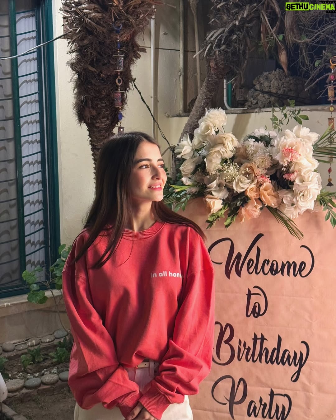 Meerub Ali - 133K Likes - my mom threw me the cutest birthday surprise
ps my friends surprised me by wearing sweatshirts with a phrase i use a lot
pps happy birthday @zawairali i love u