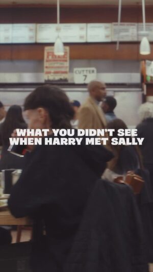 Meg Ryan Instagram - The scene, the deli, the reunion—get the behind-the-scenes scoop on how it all came together. 
 
#sponsored #whensallymethellmanns #WhatShesHaving