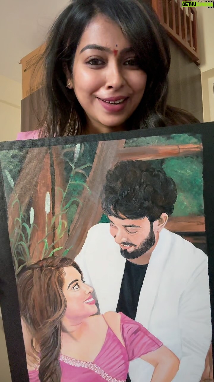 Meghashree - 13.9K Likes - Thankyou so much @prajeespassion 🤗❤️
.
.
#painting #viralvideos #lifestyle #meghashreegowda #reels #motivation #serial #celebration #funtime #trip #minivlog #minivlogs #paintings #banglore
