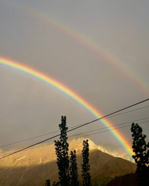 Mehar Bano Instagram - Double rainbow 🌈