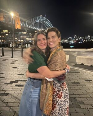 Melia Kreiling Instagram - My Sydney Speed-Date, courtesy of the oh-so-perfect hosts Kate&Grant: Sydney Harbour, Sydney Opera House, Sydney Harbour Bridge, Sydney Olivia, Sydney Ferries, Sydney Shark Nets, Shark Beach, The Gap, Sydney’s Bondi Beach, Sydney Rescue Teams, Sydney Sunrise, Sydney Cowboy Emma, Sydney Seagulls, and lots of Sydney Selfies!! ♥️ @wherestheotherone @gmbell77 @oliviawz
