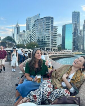 Melia Kreiling Instagram - My Sydney Speed-Date, courtesy of the oh-so-perfect hosts Kate&Grant: Sydney Harbour, Sydney Opera House, Sydney Harbour Bridge, Sydney Olivia, Sydney Ferries, Sydney Shark Nets, Shark Beach, The Gap, Sydney’s Bondi Beach, Sydney Rescue Teams, Sydney Sunrise, Sydney Cowboy Emma, Sydney Seagulls, and lots of Sydney Selfies!! ♥️ @wherestheotherone @gmbell77 @oliviawz