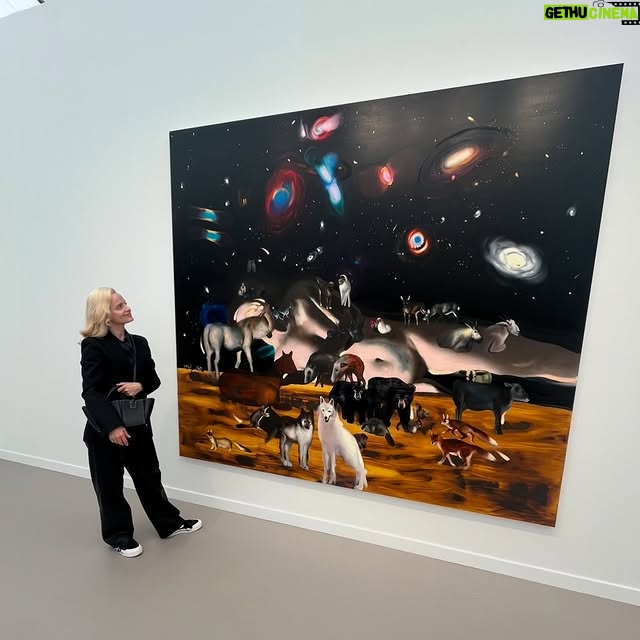 Mena Suvari - 837 Likes - Thank you @friezeofficial for having @orensegal1 and I today for such a beautifully creative fun-filled day ✨It’s always so inspiring to be around such incredible expressions of art and feel the wondrous energy✨🤩✨ #SaturdayScenes #FriezeArtFair #SantaMonica