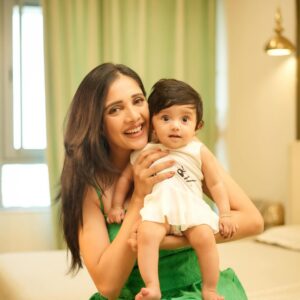 Milana Nagaraj Instagram - Happy 6 months to our little star! And half a year of my wife being a superhero thank you to my incredible wife for being the best mom @milananagaraj 😘😘
