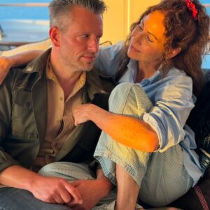Minnie Driver Instagram - Don’t know how we possibly found each other, but I’ll never stop being grateful for that magic. ♥️🐙 #valentines