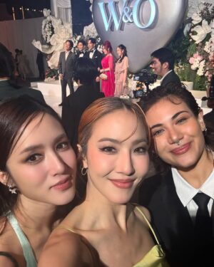 Mintita Wattanakul Instagram - huge congrats to this beautiful couple🤍 @woodyandote #wandolandoflove