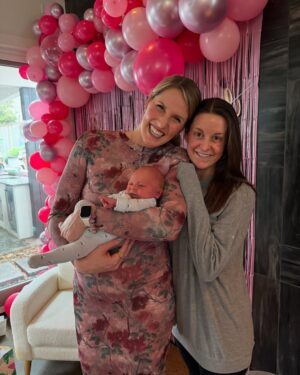 Missy Franklin Instagram - We ARE ready for you baby girl🩷 

The most special morning being sprinkled with endless love from the most thoughtful community out there. I am so thankful to @kthoff7 and @colleenta2 for offering to throw me such a gorgeous sprinkle, and so thankful to everyone who spent their morning loving on me and our second little girl. 

There are so many thoughts and emotions these final weeks but overwhelming all of them is GRATITUDE. Because of my people and this family that we are growing and bring her into. 

And of course, one of my own highlights was having my three week old nephew there, so major shout out to my SIL @carocbergy who is absolutely crushing this first time mom thing and thriving enough to bring herself and a baby to a party at three weeks postpartum😅🙏🏼