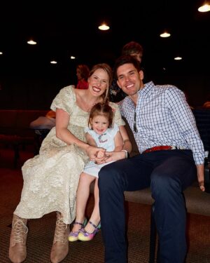 Missy Franklin Instagram - Our sweet Sarah Caitlin. What an honor it was to have your Child Dedication this weekend, and to celebrate with all of our friends and family. I will take any excuse to celebrate you and being your mommy, but this was extra special. 

Daddy and I promise to tell and show you what it’s like to have a relationship with Christ, to be filled with His love, grace, salvation, and purpose. We promise to remind you each and every day how loved you are by us and your Heavenly Father.

We hope more than anything that one day, you chose to say yes. That you actively and passionately pursue a relationship with Him because it’s what you want. Until then, we will pray over you and with you, we will do our best to be examples for you, and to surround you with a village who will love you and be by your side every step of the way. 

What a privilege it is to be your mommy. And in case you haven’t figured it out already, you are so, so loved. 

*Sidenote, would not fully recommend doing a child dedication at 36 weeks pregnant. I just stopped crying*