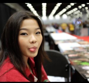 Miya Cech Instagram - thank you @fanexpovancouver for letting me crash my first convention! i had a blast meeting fans (you guys are real ones for recognizing me 🥹) and hanging with @gordoncormier_official and @michaelamostly. honestly couldn’t ask for a better toph 1.0 to show me the ropes and welcome me into this fandom. this avatar family is everything. love you so much and can’t wait to see you soon! we are melon lord! 💚🫶