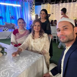 Mizna Waqas Instagram - @miznawaqasofficial ❤️@hassankhanofficials ❤️ #sabahatbukhari #mssabahatbukhari #iqtidar #dramaserial #comingsoon #greenentertainment directed by fahim burny #dramaserial #dramaactor #actress #actorslife #event #showbiz #showbizpakistan