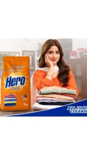 Mizna Waqas Instagram - @sajalaly X hero 🧡

The long-awaited Hero is finally here!

Presenting the New Hero Detergent Powder, made with an advanced Optical Brightener formula. This 'All-in-One' Cleaning Solution not only revitalizes your clothes with brilliant brightness but also enriches their colors with a fresh and long-lasting fragrance.
So don't wait anymore and get your Hero of complete cleanliness now, because 'Hero se Aayi, Mukammal Safayi.'

#Hero #HeroDetergentPowder #HeroSeAayiMukammalSafayi #MadeWithOpticalBrightener #HeroOfCleanliness #AllInOneCleaning #sajlaali #sajalaly #sajalaly
