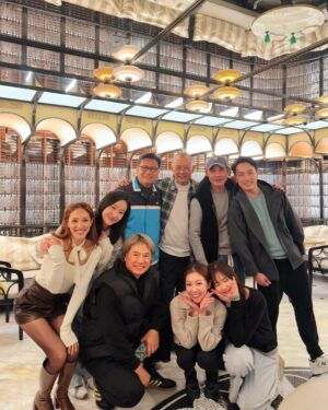 Moon Lau Instagram - 咁就10年啦！🥹🩷
Who still remembers our names from 四個女仔三個 Bar? 👧 
👙 it’s Baaaar, not BRA 🤣 

🥢 @voynich.hk
