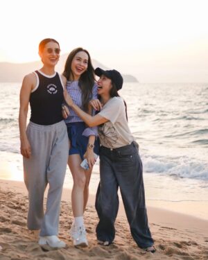 Myria Benedetti Instagram - เหตุการณ์ดญ.แอน นัท กิ๊ก มาเที่ยวทะเลค่ะ✨🥰😂😅