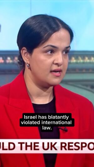 Nadia Whittome Instagram - Israel, now backed by Trump, has broken the ceasefire with total impunity. 

We have a choice in the UK: uphold the principles of international law or keep fuelling a politics of tyranny.

#PoliticsLive.