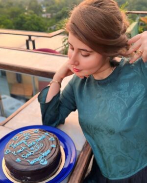 Najiba Faiz Instagram - No one can spill my tea because I’m the only one who knows it😈- happy birthday to me! #najibafaiz