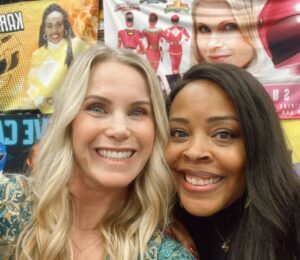 Nakia Burrise Instagram - @indianacomicconvention starts today! Come see us at booth 2735

#powerrangersplayback  #superchatpodcast #superchat #spreadjoy #powerrangers #superchatwithcatandnakia #mmpr #zeo #turbo #pinkranger #catherinesutherland #nakiaburrise #girlpower #liftupothers #laugh #love #instagood #joyrevolution #friendship #catandnakia #encourage #empower #inspire #pinkranger #yellowranger #nakiaandcat #youtubechannel