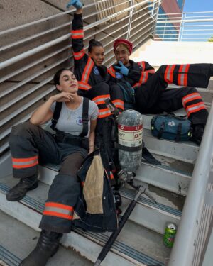 Natacha Karam Instagram - I keep trying to get myself to make a ‘goodbye Marjan’ post but it’s too hard to attempt to distill 5 years and 72 episodes into one carousel .. instead here’s some pics from season 5 - mostly the finale episode. My life has changed immeasurably since starting this job. The amount of grief I feel that it’s over is directly proportional to the amount of love and gratitude I have for everyone I worked with. What a journey. The ups, downs and everything in between. The 126 is truly forever in my heart- I’ve made friends that will last a lifetime and have had so much fun doing it. I count my lucky stars for the day the audition for 911 Lonestar landed in my inbox. Thank you for all your support - thank you for watching, thank you for your kind words over the last 5 years. Whatever I do next it will be my honour to keep sharing my journey with you all.❤️