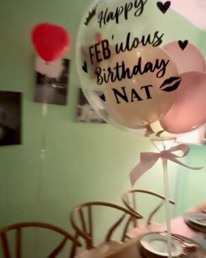 Natalia Ng Instagram - Thank you for stayin’ Feb-ulous with me all through March too 💋🎂🎈 #NataliaTurnsXX

Caught a meddlesome bug from my toddler that took a hit on my social calendar for 2 weeks. Having lived through the era of Covid, no steam was lost albeit delayed celebrations 🥳 

Grateful always for the love from my golden circle 🌟💫