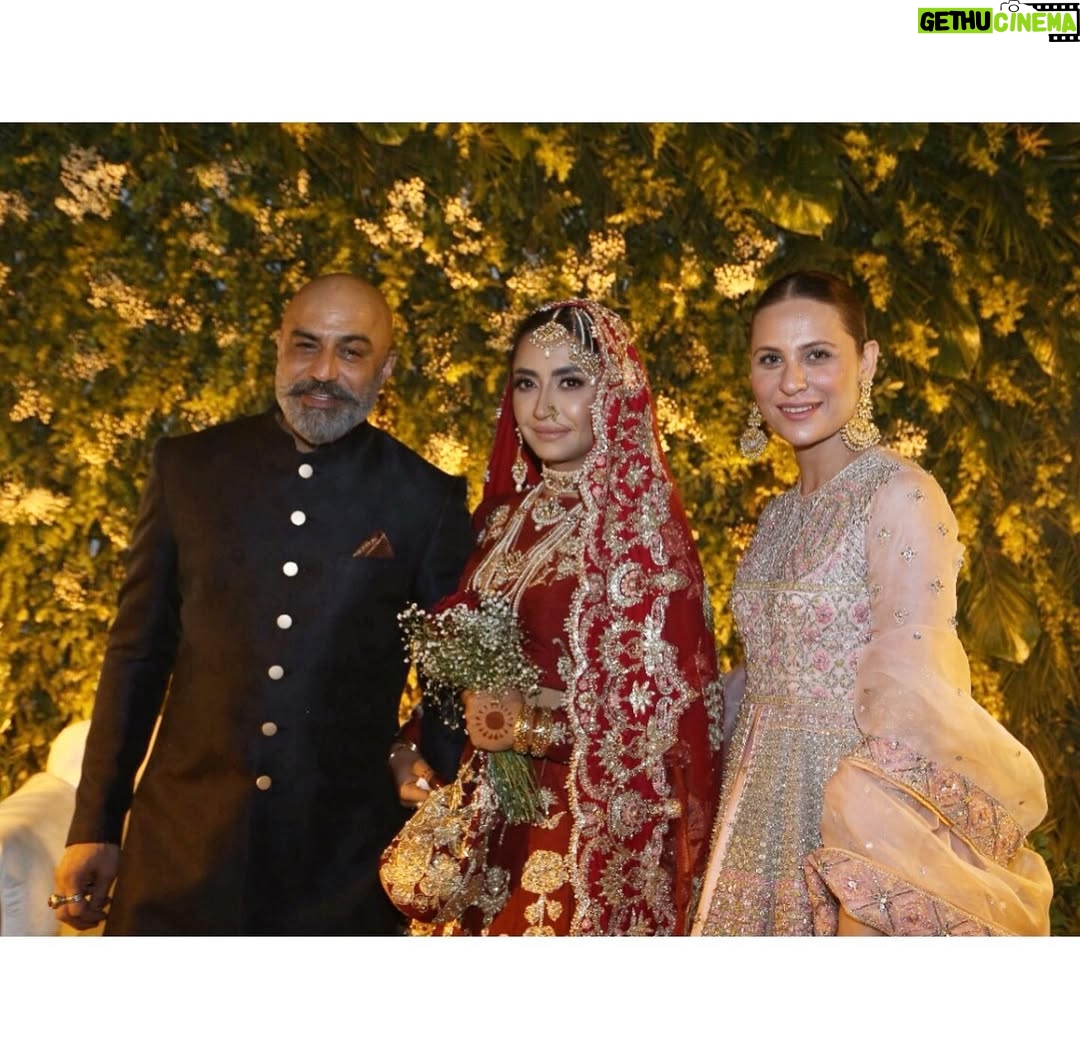 Nausheen Shah - 11K Likes - Zara, my love, You have always been a brave girl who has never been shy to stand for the truth and speak out for what’s right. You are one of the most strongest and resilient women I have known.
Many congratulations on your wedding. Farhan is a great guy and I am sure you two will spend your lifetime in happiness and in love.
Lots of love and duas for you both ❤️
@faran.tahir @ztareen
.
.
#lahore #wedding #mashallah #zara #happiness
