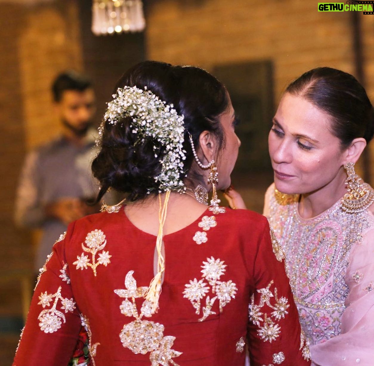 Nausheen Shah - 11K Likes - Zara, my love, You have always been a brave girl who has never been shy to stand for the truth and speak out for what’s right. You are one of the most strongest and resilient women I have known.
Many congratulations on your wedding. Farhan is a great guy and I am sure you two will spend your lifetime in happiness and in love.
Lots of love and duas for you both ❤️
@faran.tahir @ztareen
.
.
#lahore #wedding #mashallah #zara #happiness
