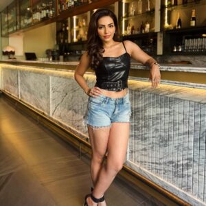 Navina Bole Instagram - Your cue to not skip leg day!😎🦵🏼👊🏼 #testshot 

Photographer: @the_pixeleyes 
Stylist : @style_deintrepide 
Hair and Mua : @krupall_gami 
Location: @atbutterflyhigh 

#new #newpost #instaphoto #instapic #newpic #newphoto #instagram #instagood #photoftheday #rippedshorts #corset #vibe #swag #commercialphotography #bythebar #pose #leg #legday #tuesday #explore #explorepage #navinabole #loveandlight