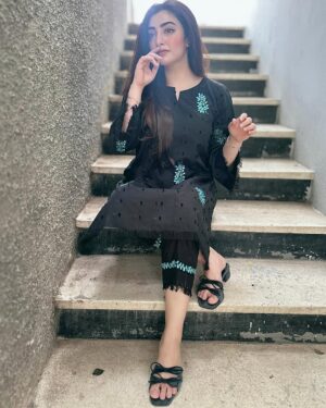 Nawal Saeed Instagram - Bliss 🪽

Love @fourandcostore x
Shoes @shopelegancia