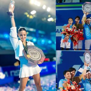Nia Ramadhani Instagram - LAGI LAGI TENIS INTERNASIONAL bener bener kasih aku pengalaman dan pelajarannn yang besar bgt.. 

Yang pengen banget aku ceritain, Karena saking banyaknya pukulan yang gagal, di babak ke 2, aku sudah sampai di tahap untuk pasrah dan di otak tuh cuma kaya "udah lah jalanin aja udah pasti gak menang juga”

Tapi, Energi yang di tularkan dan teriakan menyemangati aku yang dikasih sama AA @raffinagita1717 akhirnya berhasil memancing aku untuk merubah apa yang udah ada di kepala aku..👏👏👏 Dan benarrr🥳🥳🥳

Dengan bilang sama diri sendiri, "pertandingan BELUM SELESAI🎾🎾 artinya kesempatan masih ada buat kita, dan  kemungkinan untuk bisa menang pun juga bukan hal yang mustahil!"
•
•
•
Win in your mind and you will win in reality.
#lagilagitenisbypertamina