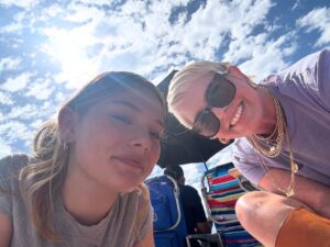 Nicole Eggert Instagram - Very last parent lunch at the school. Was a beautiful day but I admit I got teary eyed 😭 How do they grow up so damn fast?!