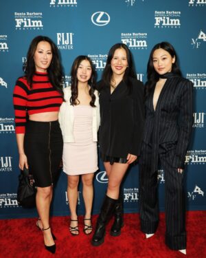 Olivia Cheng Instagram - More from @officialsbiff last week, thanks for having us and showcasing Lucky Star.  Very proud of this one, more to come 🙏🏼 👗: @michelleaddisonstyle @mineandyoursco 📸 : @connimiu